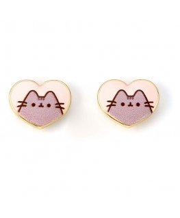 Carat Shop Pusheen südame kõrvarõngad