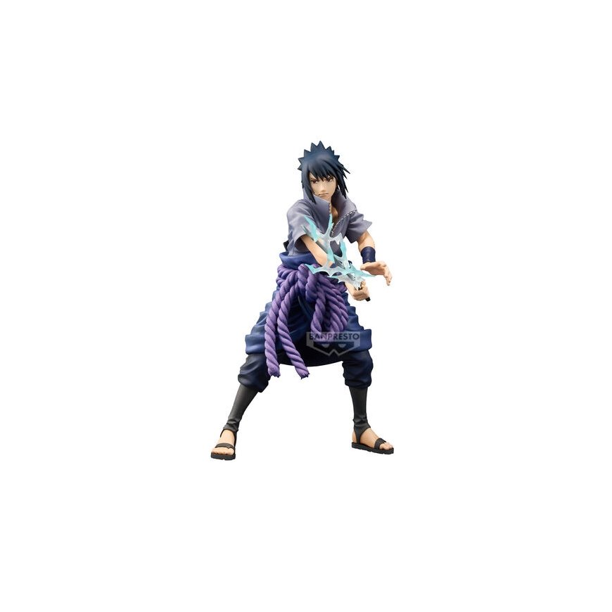 Banpresto Naruto Shippuden Sasuke Uchiha Grandista figūra 24cm