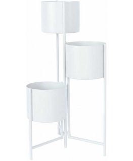 Home4You Flower Stand DEIA TRIS 23x22.5xH75.5cm, warm gray