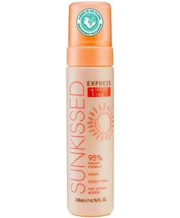 Sunkissed Express 1 Hour Tan Mousse - самозагарная пена, 200 мл