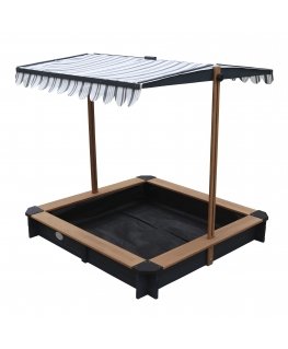 AXI Lily Sandbox with Canopy Anthracite/brown Liivakast