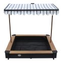 AXI Lily Sandbox with Canopy Anthracite/brown AXI Lily Sandbox with Canopy Anthracite/brown