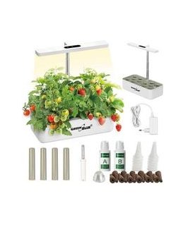 „GreenBlue“ nutikav süsteem toataimede kasvatamiseks, nutikas pott, 4 l maht, 220–240 V vahelduvvool, 50/60 Hz, 0,4 A, GB133