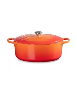 Le Creuset 21178350902430 katliņš 8,9 L Ovāls Oranžs