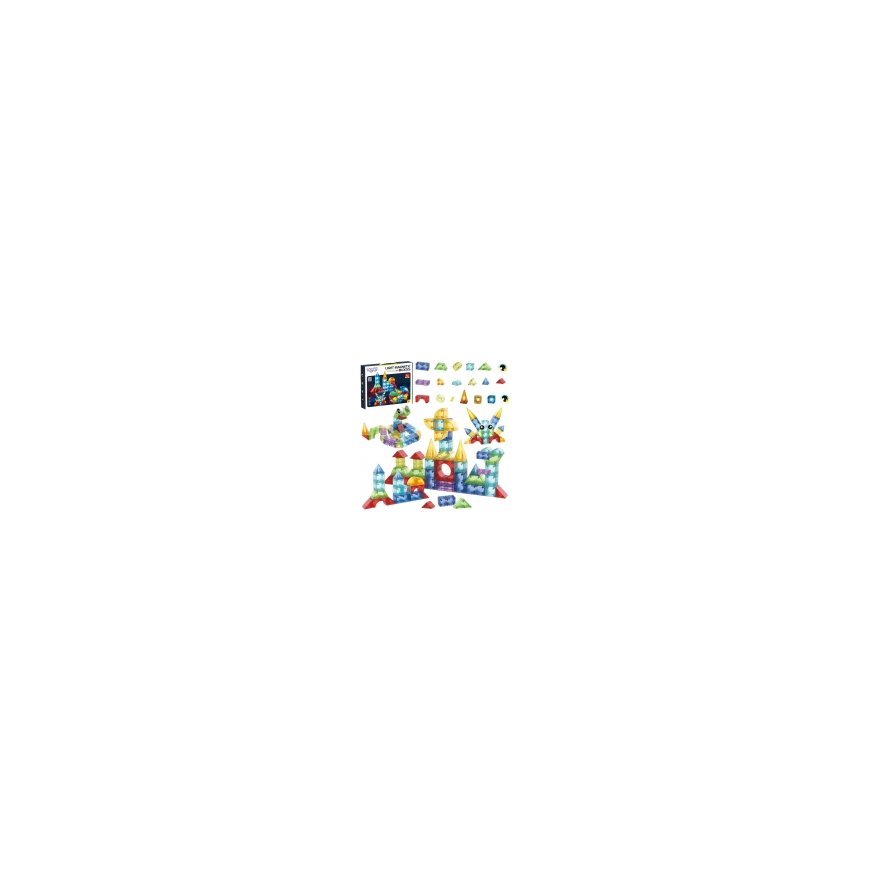 WOOPIE magnetic constructor 3D cube educational set, 63 pcs. – 2