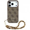 Guess 4G -ranneke 4G Classic Logo iPhone 17 Pro Max:lle, vaaleanpunainen Guess 4G -ranneke 4G Classic Logo iPhone 17 Pro Max:lle, vaaleanpunainen