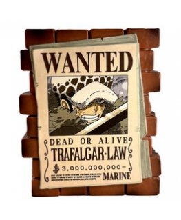 Plastoy One Piece Wanter Law Trafalgar karbik 16cm