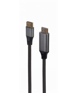 Gembird CC-DP-HDMI-4K-6 video kabeļu aksesuārs 1,8 m DisplayPort HDMI Type A (Standard) Melns