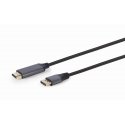 Gembird CC-DP-HDMI-4K-6 vaizdo kabelio adapteris 1,8 m DisplayPort HDMI A tipo (standartinis) Juoda Gembird CC-DP-HDMI-4K-6 vaizdo kabelio adapteris 1,8 m DisplayPort HDMI A tipo (standartinis) Juoda