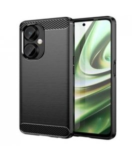 Oneplus dėklas OnePlus Nord CE 3 lanksčiai silikono anglies danga Juoda