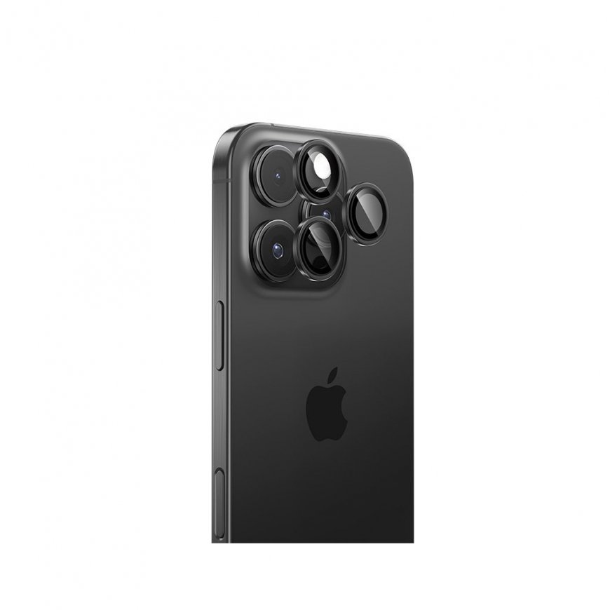 Oem Benks stikla aizsargs Glass Warrior objektīvam kamerai iPhone 16 Pro 16 Pro Max (objektīvs 3 gabali) sudraba krāsā