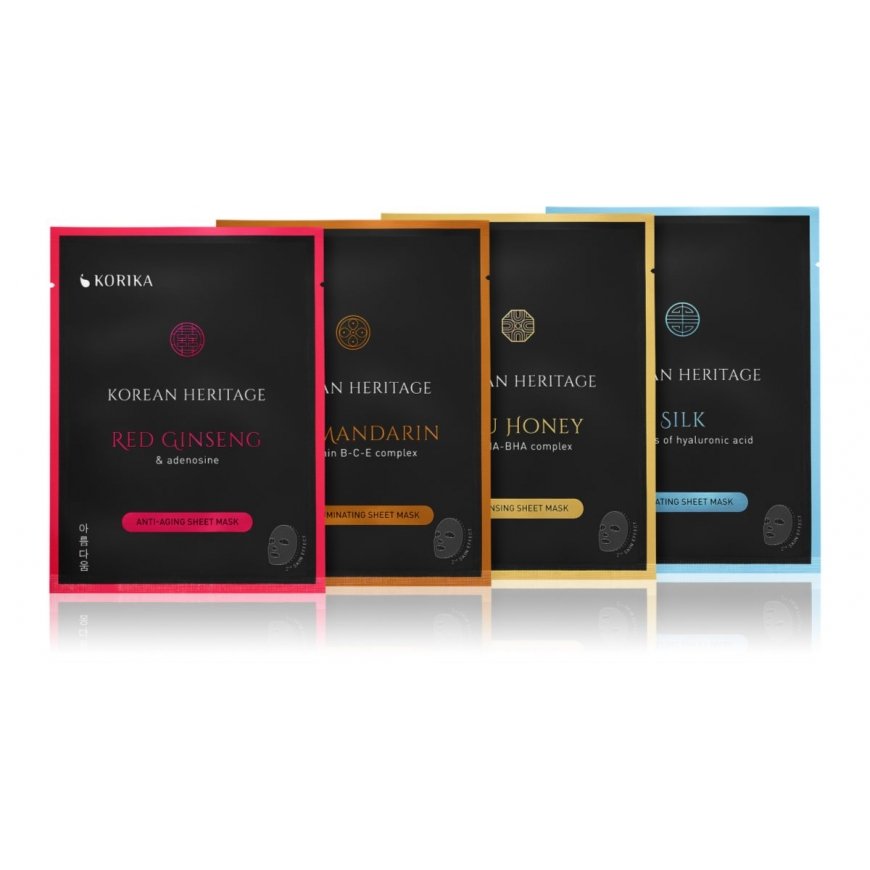 Набор масок для лица Korika Korean Heritage Brightening Sheet Mask 5 × 25 г – 2