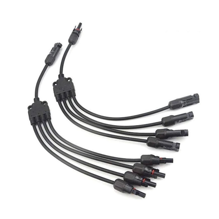Oem MC4 fotovoltinės jungtys lygiagrečiam jungimui 4 in 1 IP67 – 2