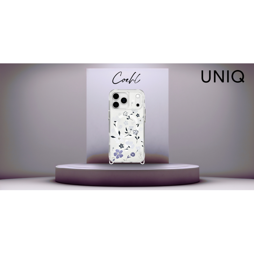 Dēklis UNIQ Coehl Amara iPhone 17 Pro Max magnētiskai uzlādei lilac