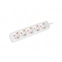 Lanberg PS0-05F-0150-W удлинитель 1,5 m 5 розетка(и) Для помещений Белый Lanberg PS0-05F-0150-W удлинитель 1,5 m 5 розетка(и) Для помещений Белый