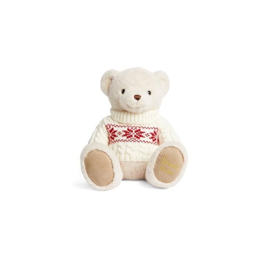 Teddy bear with Santa hat, 34 cm – 2