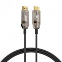 EFB Elektronik HDMI-21-00008 HDMI-kaabel 30 m HDMI tüüp A (Standard) Must, Roostevaba teras