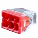 Hismart Universali laidų jungtis, 6x 0.5-2.5mm², 24A, 450V, 100vnt. Hismart Universali laidų jungtis, 6x 0.5-2.5mm², 24A, 450V, 100vnt.