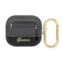 Apple AirPods 3 Läpinäkyvä Kuori Musta Apple AirPods 3 Läpinäkyvä Kuori Musta
