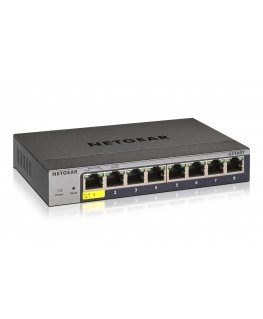 NETGEAR GS108Tv3 Managed L2 Gigabit Ethernet (10/100/1000) Grey
