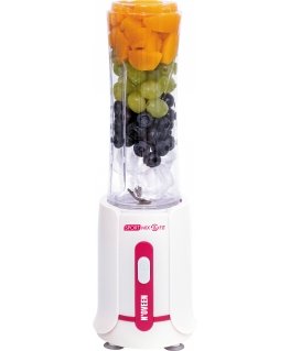 Noveen SB220 Amarant 0,6 L Galdvirsmas blenderis 300 W Balts, Sarkans