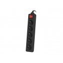 Lanberg PS1-05E-0300-BK удлинитель 3 m 5 розетка(и) Для помещений Белый Lanberg PS1-05E-0300-BK удлинитель 3 m 5 розетка(и) Для помещений Белый