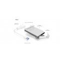 ICY BOX IB-AC703-U3 HDD/SSD enclosure White 2.5" ICY BOX IB-AC703-U3 HDD/SSD enclosure White 2.5"