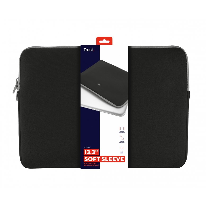 Trust 21251 laptop case 33.8 cm (13.3") Sleeve case Black – 5