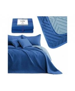 AmeliaHome LOVOS / AH / SOFTA / DARKBLUE + BLUESKY / 170 x 210