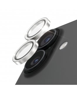 PanzerGlass ® Hoops® Glitter Silver Camera Lens Protector iPhone 17 | iPhone 16 | 16 Plus