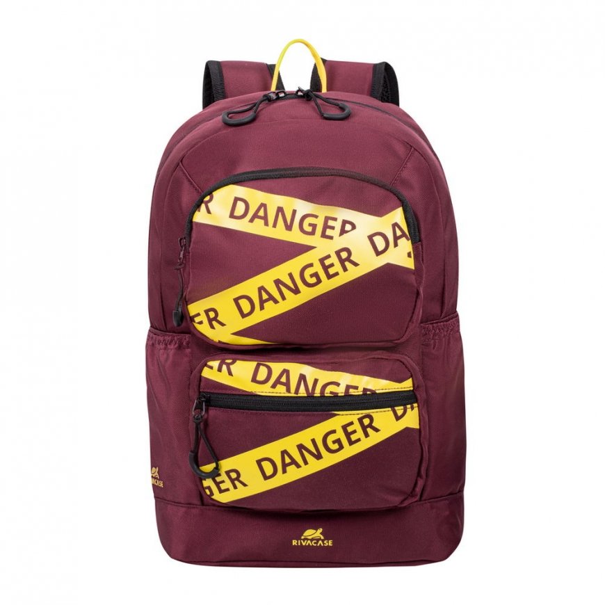 Rivacase Erebus 33.8 cm (13.3") Backpack Burgundy