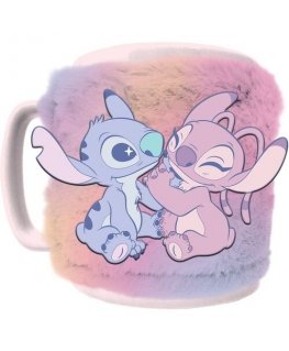 Piramidė Disney Angel & Stitch puodelis su meškiuko dangteliu 440ml