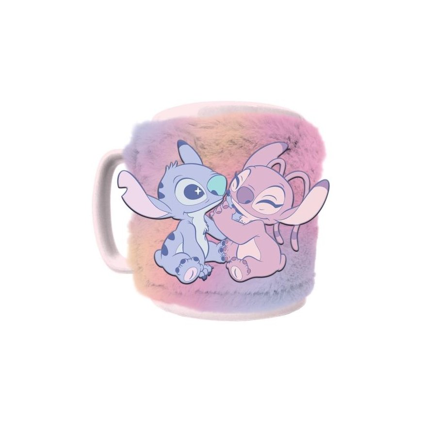 Piramidė Disney Angel & Stitch puodelis su meškiuko dangteliu 440ml – 2