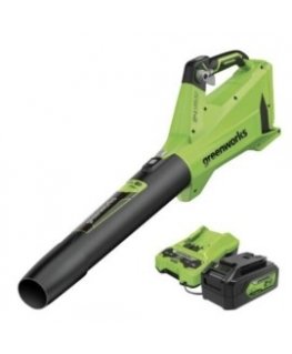 Akumuliatorinis lapų pūstuvas Greenworks BL24L411-01 24 V 1x4,0 Ah akum.
