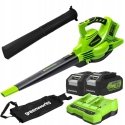 Akumulatora lapu pūtējs Greenworks BL24L411-01 24 V 1x4,0 Ah akum. Akumulatora lapu pūtējs Greenworks BL24L411-01 24 V 1x4,0 Ah akum.
