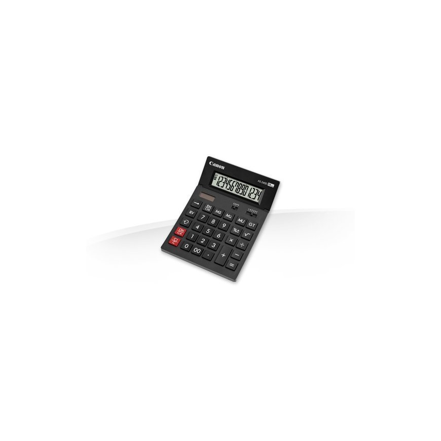 Canon AS-2400 kalkulators Desktops Displeja kalkulators Melns