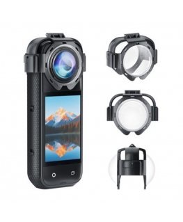 Puluz lens covers for Insta360 X5 camera (snap-on)