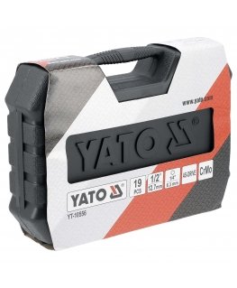 YATO Rīku komplekts NASADEK UDAROVIE DĻUGIE 1/2" 19el.