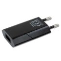 Techly Compact Charger USB 1A European Plug Black Techly Compact Charger USB 1A European Plug Black