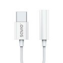 Savio AK-51 audiokaapeli 0,11 m 3.5mm USB Type-C Valkoinen Savio AK-51 audiokaapeli 0,11 m 3.5mm USB Type-C Valkoinen
