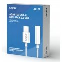 Savio AK-51 audio cable 0.11 m 3.5mm USB Type-C White Savio AK-51 audio cable 0.11 m 3.5mm USB Type-C White