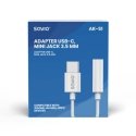 Savio AK-51 аудио кабель 0,11 m 3,5 мм USB Type-C Белый Savio AK-51 аудио кабель 0,11 m 3,5 мм USB Type-C Белый