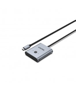 UNITEK D1078A док-станция для ноутбука Проводная USB 3.2 Gen 1 (3.1 Gen 1) Type-C Серый