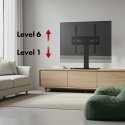 Maclean Universal TV Stand A1740, for TV cabinet, stand, max. 40 kg, max. VESA 400x400, height and angle adjustment, for 32-inch Maclean Universal TV Stand A1740, for TV cabinet, stand, max. 40 kg, max. VESA 400x400, height and angle adjustment, for 32-inch