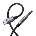 Ugreen 30633 audiokaabel 1 m 3.5mm USB tüüp-C Must, Hõbe Ugreen 30633 audiokaabel 1 m 3.5mm USB tüüp-C Must, Hõbe