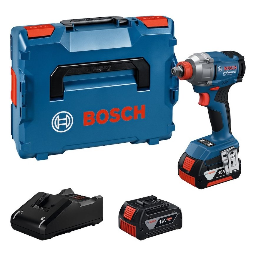 Ударный шуруповерт-ключ Bosch GDX 18V-285 Professional 18 В 2x4,0 Ач аккумулятор + L-BOXX 136 – 2