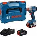 Ударный шуруповерт-ключ Bosch GDX 18V-285 Professional 18 В 2x4,0 Ач аккумулятор + L-BOXX 136 Ударный шуруповерт-ключ Bosch GDX 18V-285 Professional 18 В 2x4,0 Ач аккумулятор + L-BOXX 136
