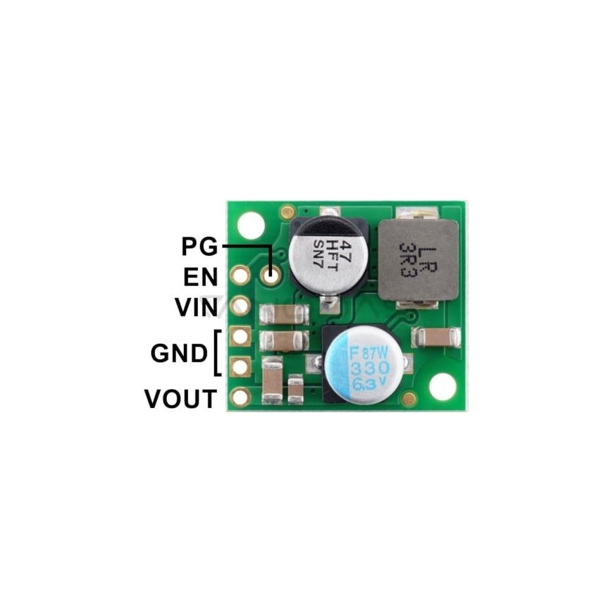 Step-Down Voltage Converter D36V28F6, 6V 2.7A, Pololu 3783
