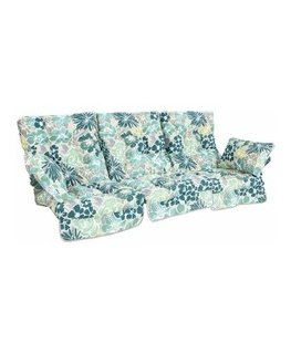 Home4You Swing Cushions ROMA 108x56x10cm, light floral, 3pcs