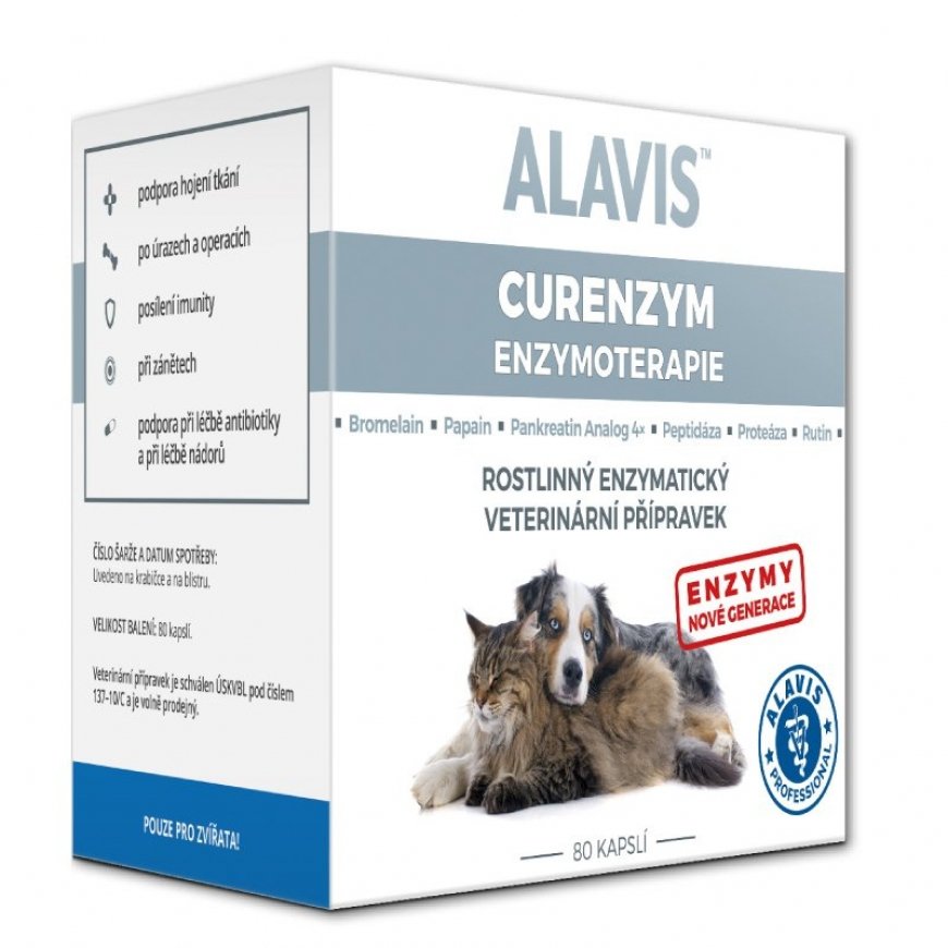 ALAVIS CURENZYM Enzimteraapia 80 kapslit